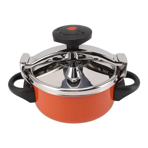 Mini Pressure Cooker, 2 Liter Stainless Steel Small Fast Cooker Pressure Canner, Safety Pressure Limit Design, for 1to 2 Person Use
