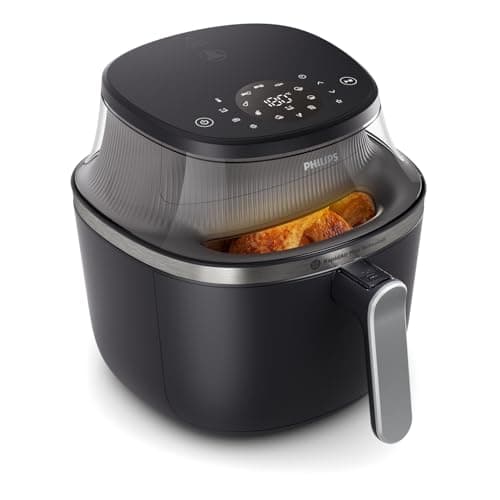 Philips Airfryer 3000 Series 6.2L, Cooking Window, 16-in-1 Airfryer, RapidAir Plus Technology, Fat Removal, HomeID Recipe App, Easy to Clean (NA331/00)