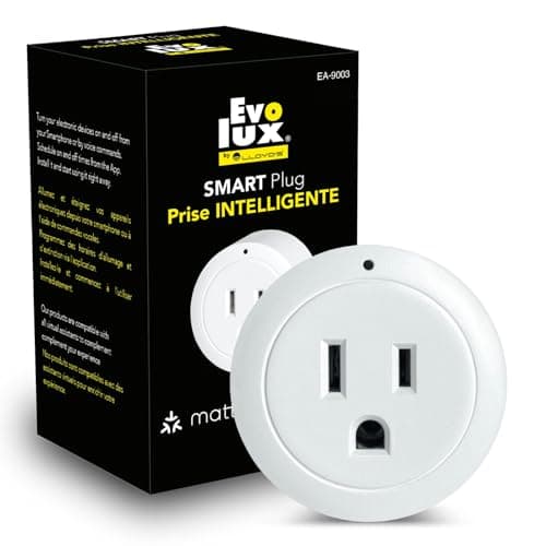 Smart Plug - Prise Intelligent: Compatible with Matter Smart Home Devices or Alexa + Google Assistant + Apple Homepod