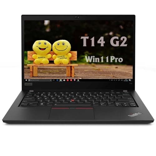 Lenovo Thinkpad T14 (Gen 2) Business Laptop, 14" FHD(1920x1080), AMD Ryzen R5 5650U 2.3Ghz-4.2GHz, 16GB DDR4, 512GB SSD, Backlit Keyboard, Webcam, Windows 11Pro (Renewed)