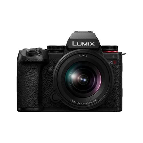 Panasonic DCS5M2K LUMIX S5IIK Mirrorless Camera, 24.2MP Full Frame with Phase Hybrid AF, New Active I.S. Technology, Unlimited 4:2:2 10-bit Recording with 20-60mm F3.5-5.6 L Mount Lens