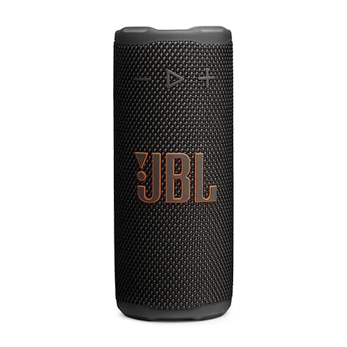 JBL Grip - Compact Bluetooth Speaker with Bold JBL Pro Sound and Ambient Light, up to 14 Hours of Playtime, Water, Dust and Drop-Proof (IP68), & Multi-Speaker Connection with Auracast (Black)
