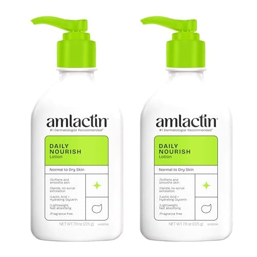 Sandoz Amlactin Daily Moisturizing Body Lotion 12%, Twin Pack