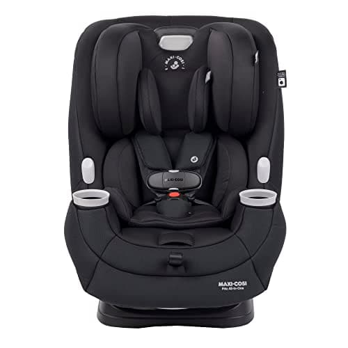 Maxi-Cosi Pria All-in-One Car Seat, 3in1, Convertible from Infant to Toddler, rear and forward facing, booster mode, washable Seat Cover, Authentic Black