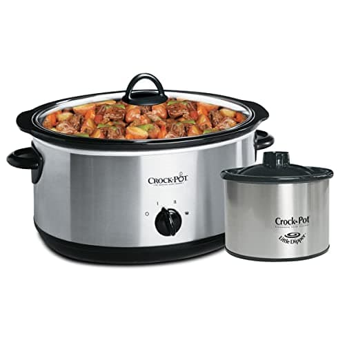 Crock-Pot 8-Quart Slow Cooker with Dipper, Stainless Steel