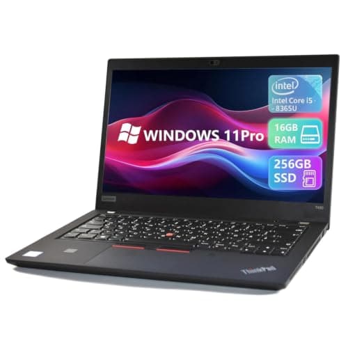 Lenovo ThinkPad T490 14" Laptop i5-8365U 16GB 256GB NVMe Win11 Pro(Renewed)