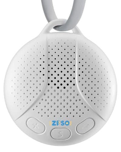 Portable Sound Machine for Baby & Adult, 16 Soothing Sounds White Noise Machine, 3 Timers & Memory Function, Noise Masking for Sleep, Office, Travel, Long-Lasting Battery, Ideal for Home, Nursery, Great Gift