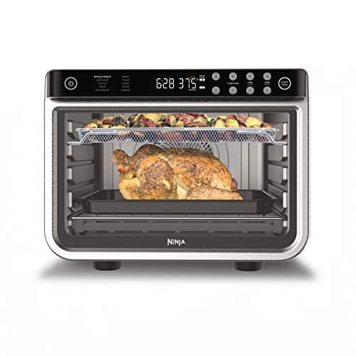 Ninja DT201C, Foodi 10-in-1 XL Pro Air Fry Oven, Stainless steel, 1800W (Canadian version)
