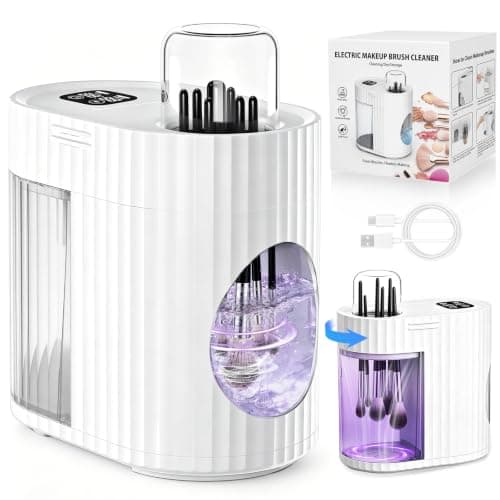 3-in-1 Electric Makeup Brush Cleaner Machine and Dryer Automatic Deep Clean
