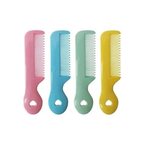 4 Pcs Round Tip Bristles Baby Comb - Soft Round Tip Bristles for Sensitive Scalp，for newborns, girls and boys in nurseries, grooming and health care kits