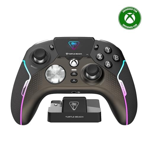 Turtle Beach Stealth Ultra High-Performance Wireless Gaming Controller Licensed for Xbox Series X|S, Xbox One, Windows PC & Android – LED Dashboard, Charge Dock, RGB Lighting, 30-Hr Battery, Bluetooth