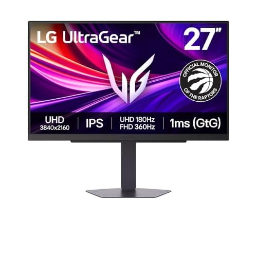 LG Gaming Monitor LG Ultragear 27G810A-B 27 inch / 4K UHD /180Hz / IPS / 1ms GtG, Dual-Mode/VESA DisplayHDR 400 / HDMI 2.1 / NVIDIA G-SYNC Compatible, AMD FreeSync Premium/DCI-P3 95%