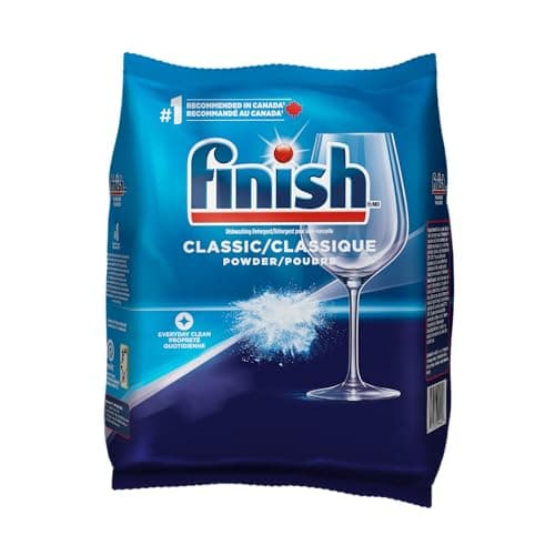 FINISH Classic Dishwasher Detergent Powder with Deep Cleaning Power, for Everyday Tough Food Stains Removal, 2 kg