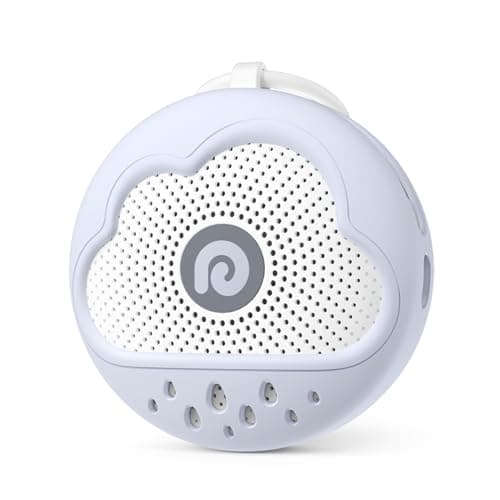 Dreamegg Sound Machine Baby - D11Max+ White Noise Machine with Baby-Safe Silicone Cover, Drop-Proof for Baby, 21 Soothing Sounds, Durable Travel-Friendly for Stroller Baby Nursery Gift, Blue