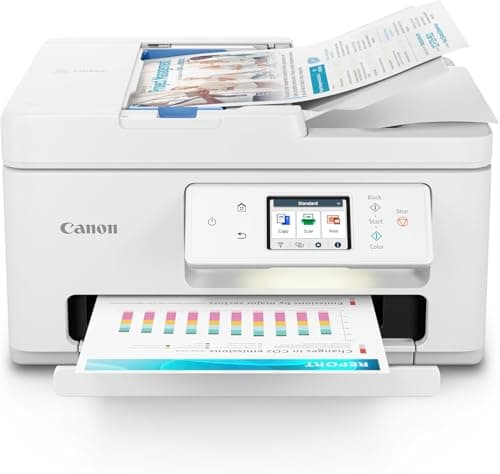 Canon PIXMA TR7820 – Wireless Home All-in-One Printer, White