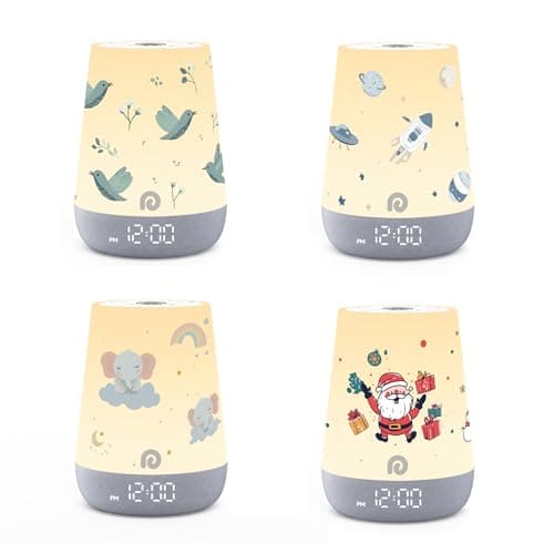 Dreamegg Nite 1 - Baby White Noise Machine, Night Light for Kids, Sound Machine with Coverlets with 34 Soothing Sounds, Nap Timer with Nightlight for Bedroom (Coverlets Only)