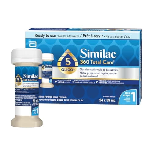 Similac 360 Total Care Step 1 Ready-To-Feed 24x59mL Bottles