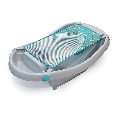 Summer by Ingenuity Comfy Clean Deluxe Newborn to Toddler Bather, 0-24 Months