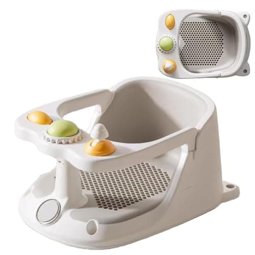 Bathtub Seat | Bathtub Sitting Up Chair with Suction Cups,Non Slip Bath Toys for Sitting Up for Boys and Girls
