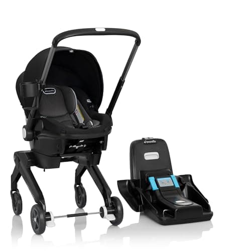 Evenflo Shyft DualRide Infant Car Seat and Stroller Combo - Beaufort Black