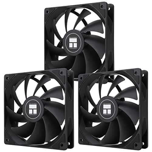 Thermalright TL-C12C X3 CPU Fan 120mm Case Cooler Fan, 4pin PWM Silent Computer Fan with S-FDB Bearing Included, up to 1550RPM Cooling Fan（3 Quantities