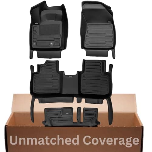 Floor Mats for Mazda CX-90 (7 Seat) (2023-2026) Maximum Coverage by Mat Up!