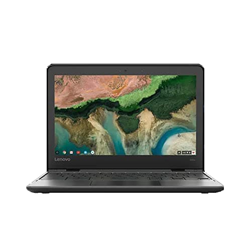 Lenovo 300e Chromebook Gen2 | 11.6" IPS HD Touch | Celeron N4000 Dual-Core | 4GB LPDDR4 RAM | 32GB eMMC 5.1 | USB-C | microSD Card Reader | Chrome OS (Renewed)