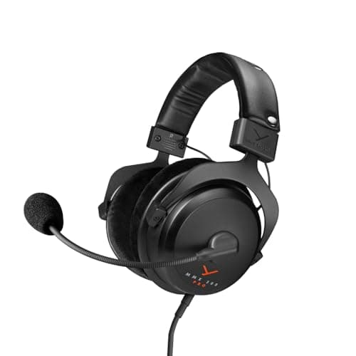 beyerdynamic MMX 300 PRO Closed Gaming Headset with Stellar.45 Driver and Condenser Microphone, Wired Gaming Headset Suitable for PC, Xbox, PlayStation and Nintendo Switch. Handmade in Germany