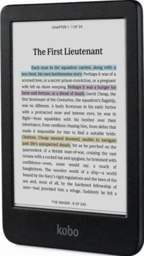 Kobo Clara Colour eReader, 6” Colour E Ink, Waterproof, Black