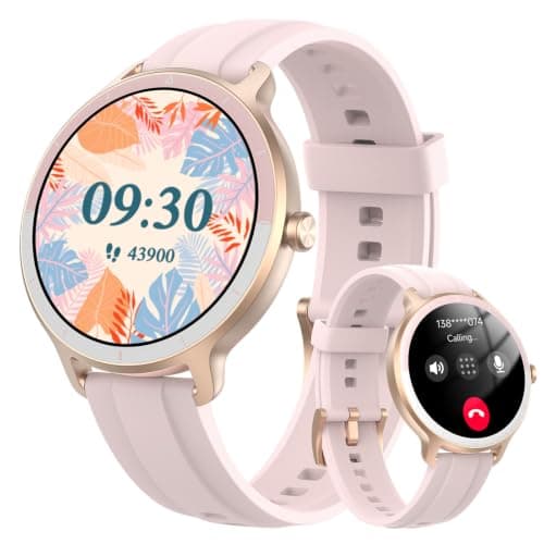 Smart Watch for Men Women, Bluetooth Call/AI Voice, 1.27" DIY Dial Smartwatch with 100+ Sport Modes, IP68 Waterproof Watch with Heart Rate Sleep SpO5 Step Monitor, Fitness Watch for Android iOS Phone