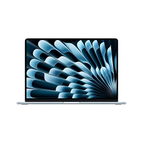 Apple 2026 MacBook Air 15-inch Laptop with M5 chip (10-core CPU and 10-core GPU, 16GB Unified Memory, 512GB SSD Storage) - Sky Blue - English Keyboard