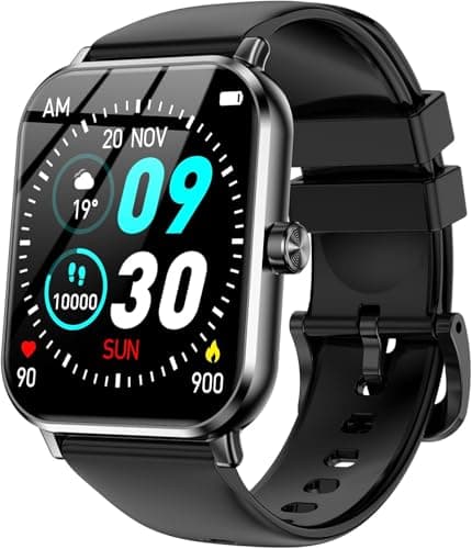 Smart Watch for Men Women, 1.83" HD Touch Screen Smartwatch with Bluetooth Calling, 130+ Sport Modes Fitness Tracker with Heart Rate/Sleep Monitor, IP68 Waterproof Watch Compatible with iOS Android