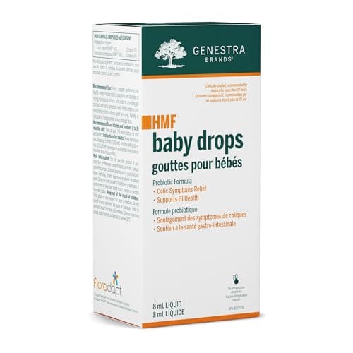 Genestra Brands HMF Baby Drops | Probiotic Formula for Colic Symptom Relief* | 8 ml Liquid