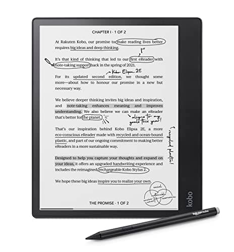 Kobo Elipsa 2E eReader + Stylus 2, 10.3” Touchscreen, 32GB