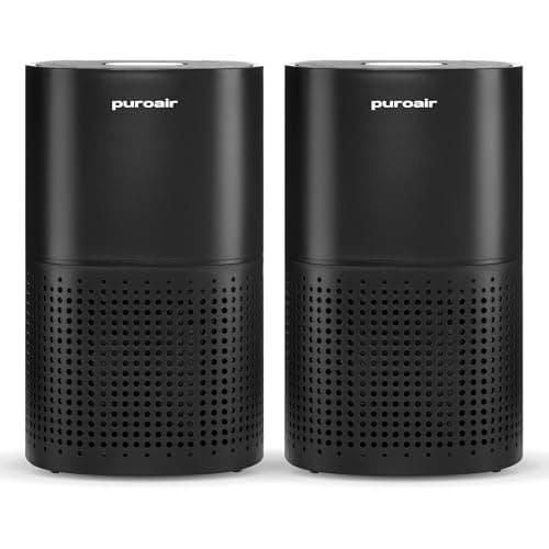 PuroAir 240 HEPA Air Purifiers for Home Large Rooms - Covers 1,000 Sq Ft - Filters Up To 99.9% of Pollutants, Smoke, Pollen, Dust, and VOCs - Quiet HEPA Air Filter - Air Purifiers for Bedroom