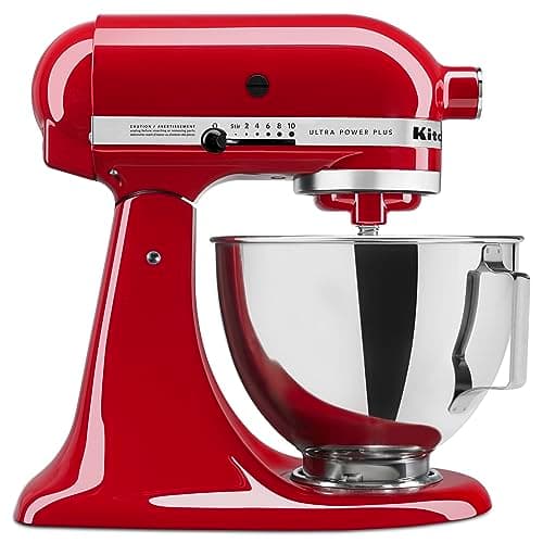 KitchenAid Ultra Power Plus Series 4.5-Quart Tilt-Head Stand Mixer, Empire Red, KSM96ER