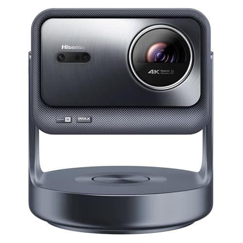 Hisense C2 Ultra 4K UHD Smart Mini Projector, 3000 Lumens, HSR 240, 4K AI upscaling, Optical Zoom, 3D Ready, DTS Virtual:X, IMAX Enhanced and Dolby Vision