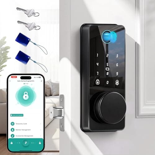 Fingerprint Door Lock, Biquole Keyless Entry Door Lock, Smart Lock