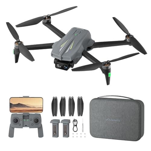 Ameta S20 Drones with Camera for Adults 4k UHD, GPS Drone for Adults Beginners with 50 Mins Long Flight, Brushless Motor, Altitude Hold, Cool Toys Gifts for Men Boys, Under 249g