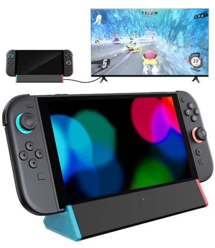 SIWIQU for Nintendo Switch 2 Dock Station, Portable TV Docking Station Replacement with 4K@120Hz HDMI Adapter/2 USB Port/Type C Port for Nintendo Switch 2