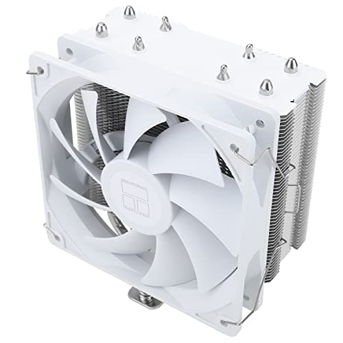 Thermalright Assassin X 120 SE White CPU Cooler, 4×6mm Heat Pipes, 120mm PWM Quiet Fan CPU Air Cooler with S-FDB Bearing, AGHP Technology, for AMD AM4 AM5/Intel 1700/1150/1151/1200(AX120SE White)
