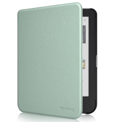 Tenano Case for 6" Kobo Clara Colour | BW | 2E, Slim Protective Cover with Auto Sleep/Wake, Agave Green