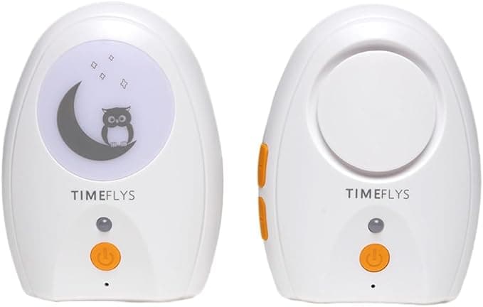 TimeFlys Audio Baby Monitor Paladin Portable, Rechargeable, Extra Long Range up to 2000 ft, Night Light,Camping