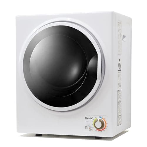 Panda 110V Electric Portable Dryer, 1.5 cu.ft (100% Match for 1.0 cu.ft Washer), Stainless Steel Drum, Compact Laundry Dryer – Ideal for Apartments, Dorms & Small Spaces