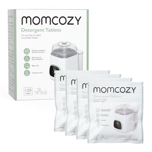 Momcozy Official Washing Block, 120 Tablets for KleanPal Pro Baby Bottle Washer – Effective Cleaning & Odor Removal