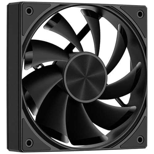 upHere U3K1-1650 pwm,High Performance Cooling Fan, 4-Pin, 1650 RPM (120mm, Black)