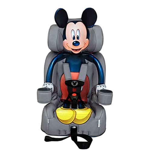 Disney Mickey Mouse 2-in-1 Car Seat by KidsEmbrace | Transport Canada CMVSS Approved | Forward-Facing Harness 22–65 lb & Booster 40–100 lb | LATCH Equipped | Side-Impact Tested