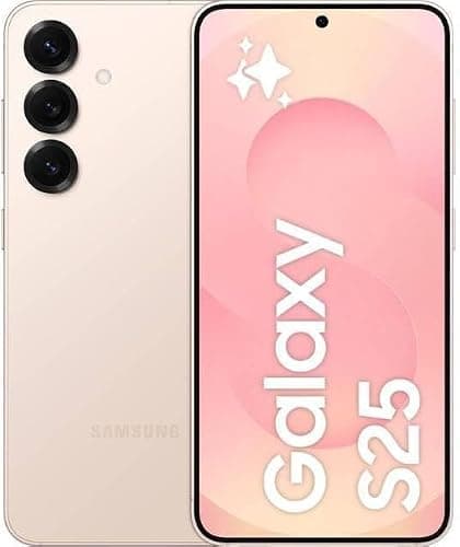 Samsung Galaxy S25 5G (128GB, 12GB RAM) Galaxy AI, 6.2″ LTPO AMOLED 2X 120Hz Display, 50MP Triple Camera, 8K Video, Unlocked - Pink Gold