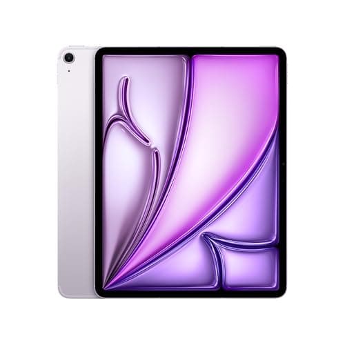 Apple iPad Air 13-inch with M3 chip: Apple Intelligence, 1 TB, 12MP Front/Back Camera, Wi-Fi 6E + 5G Cellular, Touch ID, All-Day Battery Life — Purple