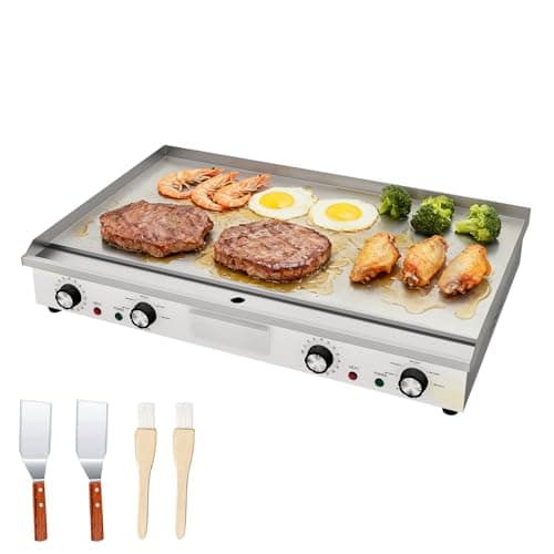 29" Commercial Electric Griddle with Timer, Hotplate Flat Top Grill